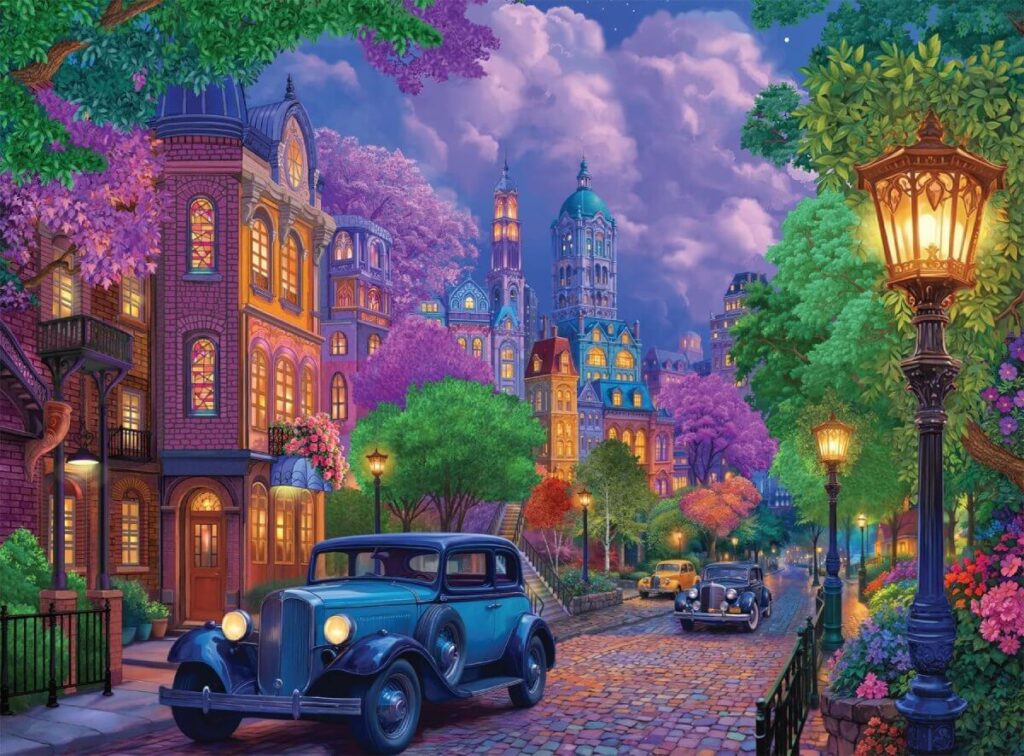 City Lights at Dusk