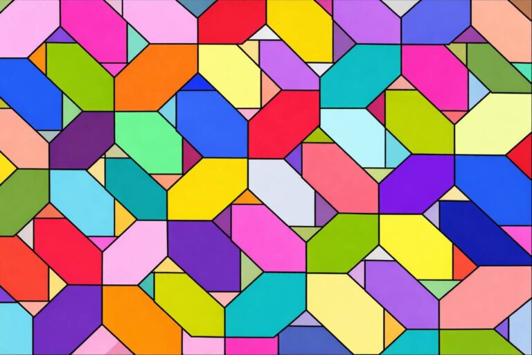 Prismatic Geometric Mosaic