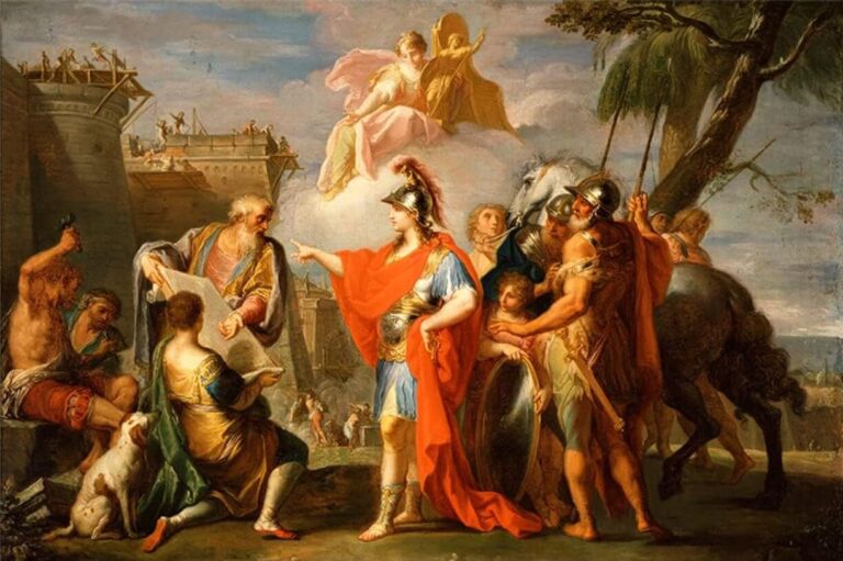 Alexander the Great Founding Alexandria