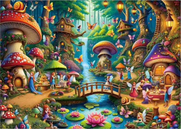 Enchanted Mushroom Cottage