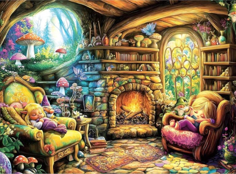 Fairy Elf Mushroom Home