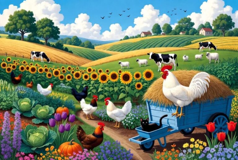 Rustic Farmland Countryside