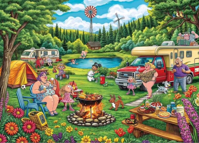 Serene Forest Camping