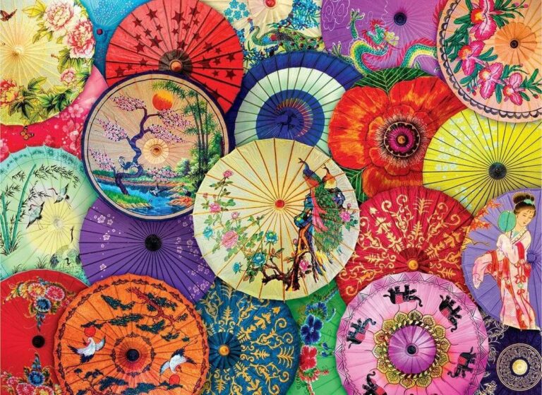 Traditional Asian Oil Paper Parasols