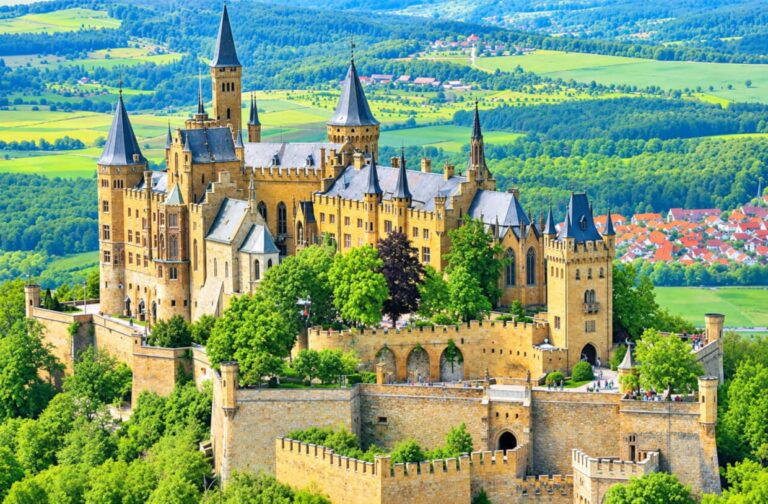 Hohenzollern Castle in central Germany