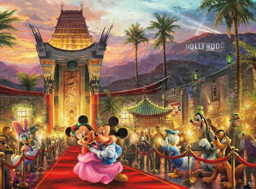 Mickey & Minnie Hollywood – Thomas Kinkade