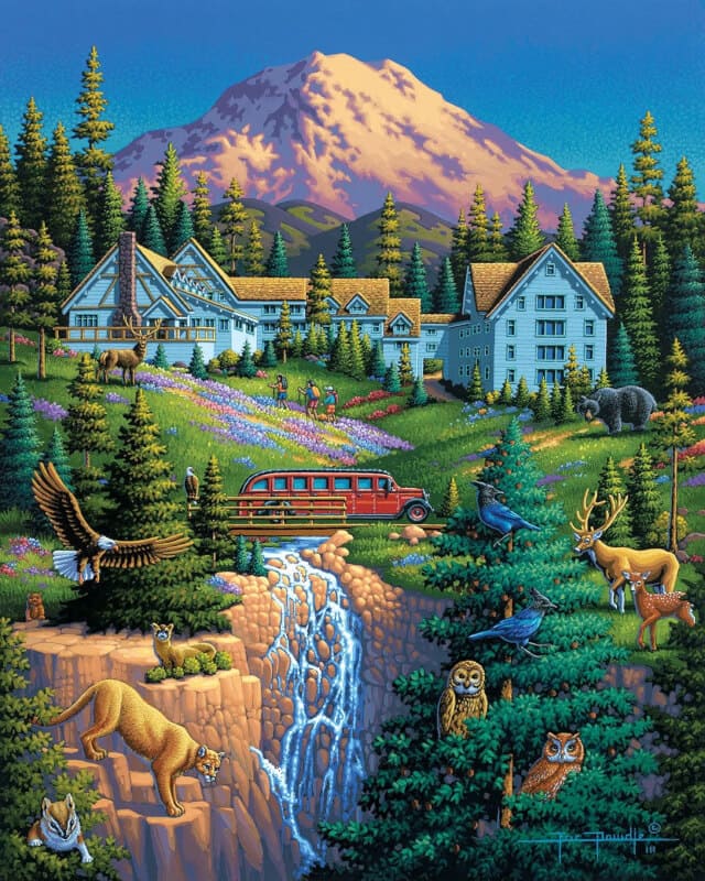 Mount Rainer National Park Art