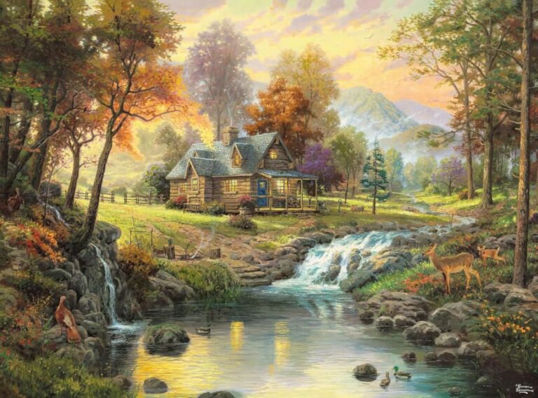 Mountain Retreat – Thomas Kinkade