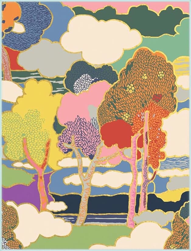 Pastel Colored Trees