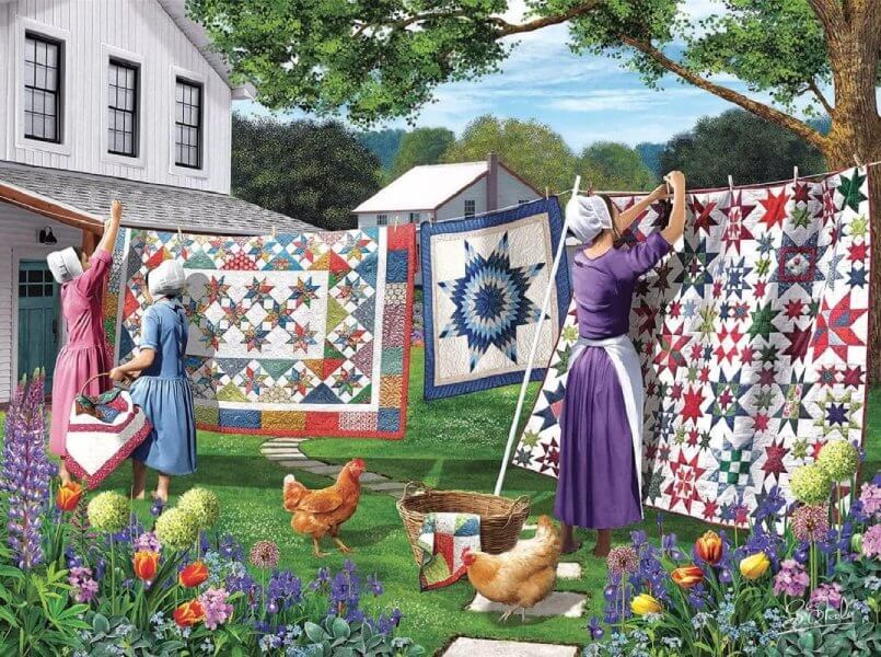 Quilts in The Backyard