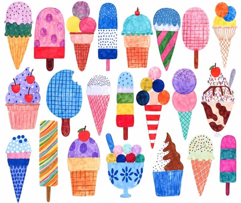 Sweet Ice Cream Pops