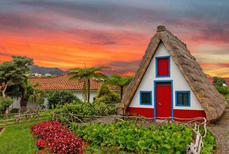 Traditional Santana House in Madeira